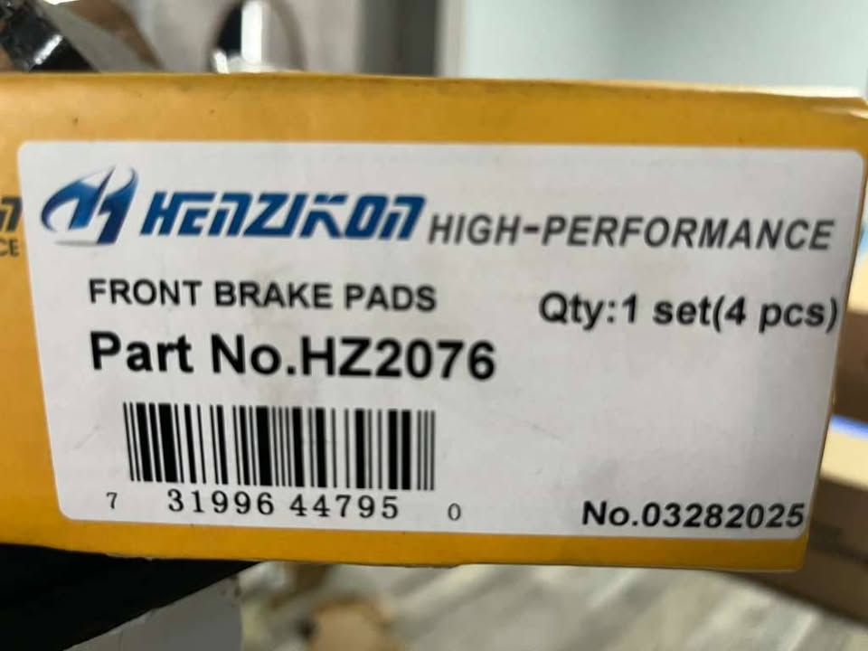 New Henzikon High-Performance Front Ceramic Brake Pads Set - HZ2076