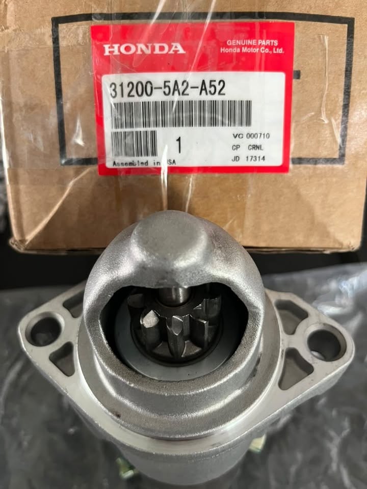 Genuine Honda OEM Starter Motor Assembly - Part 31200-5A2-A52