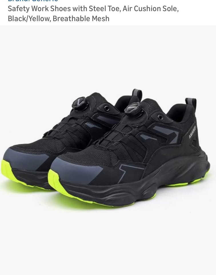 Zapatos de seguridad con punta de acero para hombre talla 10, calzado de trabajo resistente