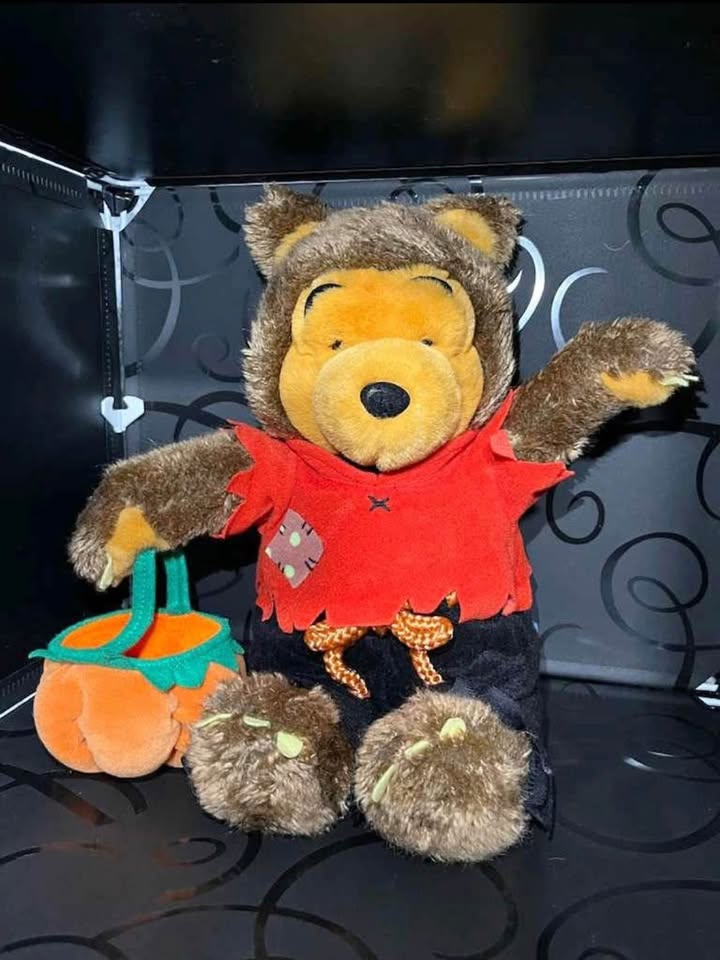 Disney Winnie the Pooh Halloween Werewolf plush. 12 inches tall