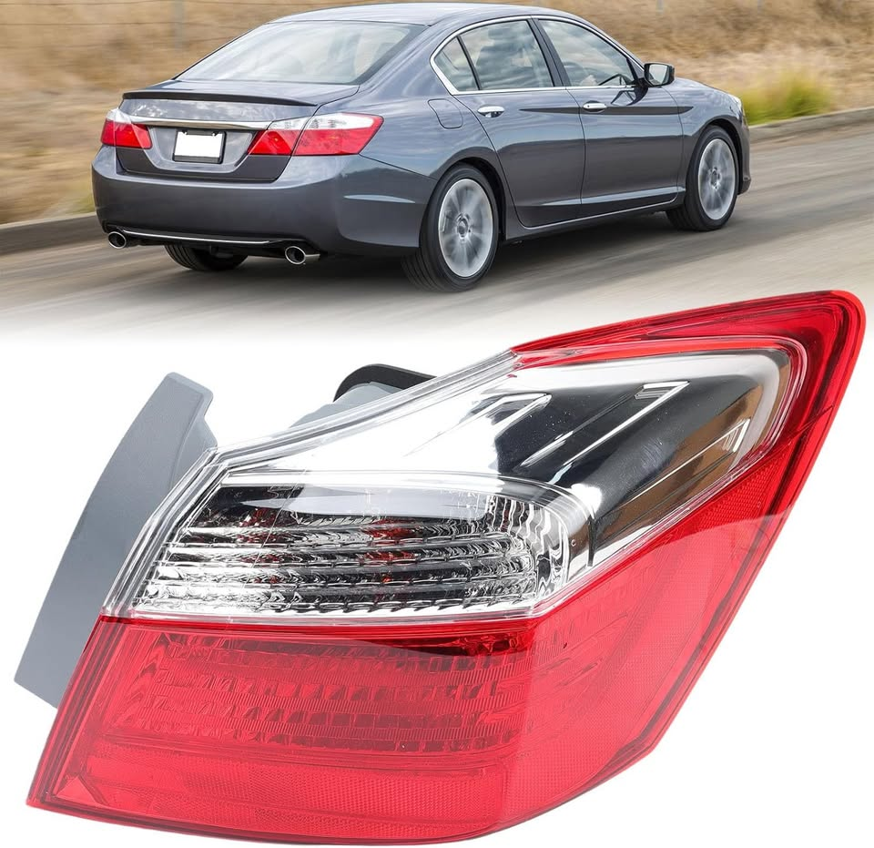 New Passenger Side Outer Fender Tail Light for 2013-2015 Honda Accord Sedan