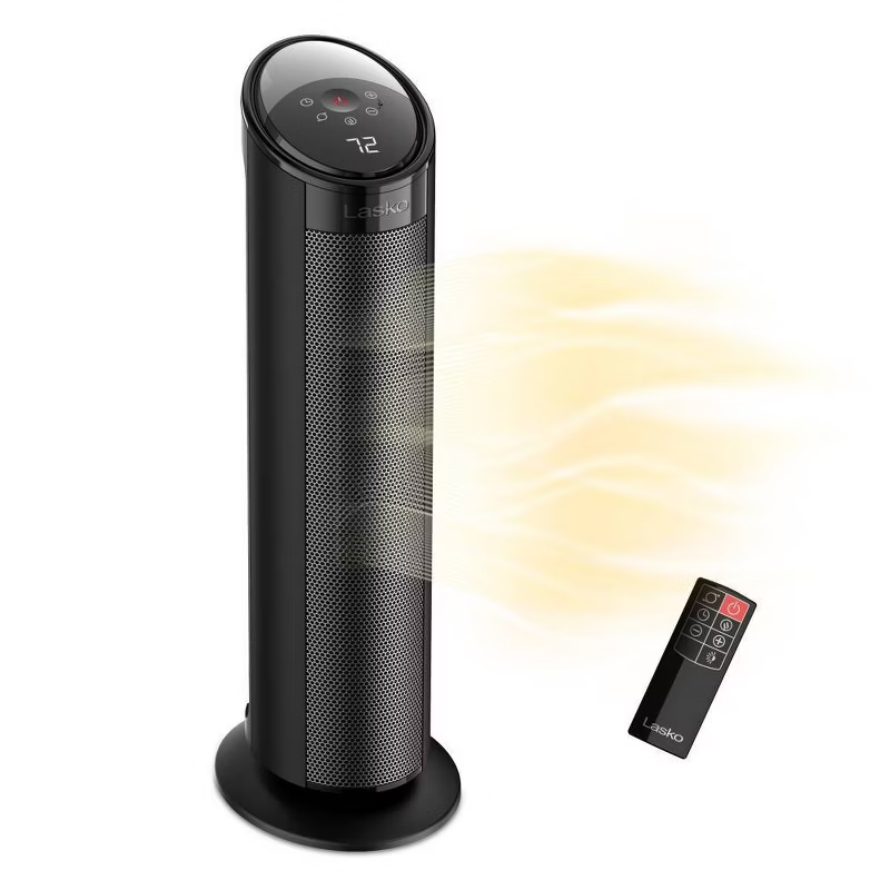 Brand New Lasko 22" Digital Ceramic Tower Space Heater with Remote