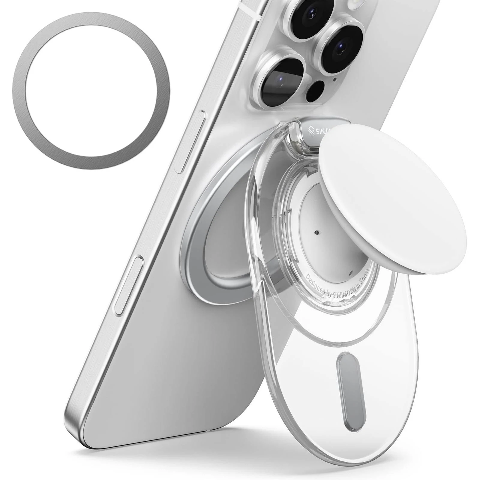 Brand New Sinjimoru M-Tap Tok MagSafe Phone Grip & Ring Stand