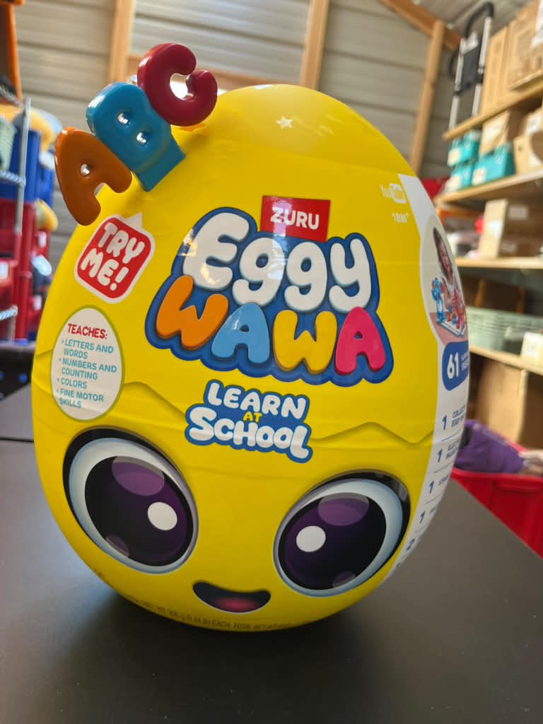 Huevo de Sorpresas Interactivo Educativo ZURU Eggy Wawa Learn at School Nuevo - 61 Piezas