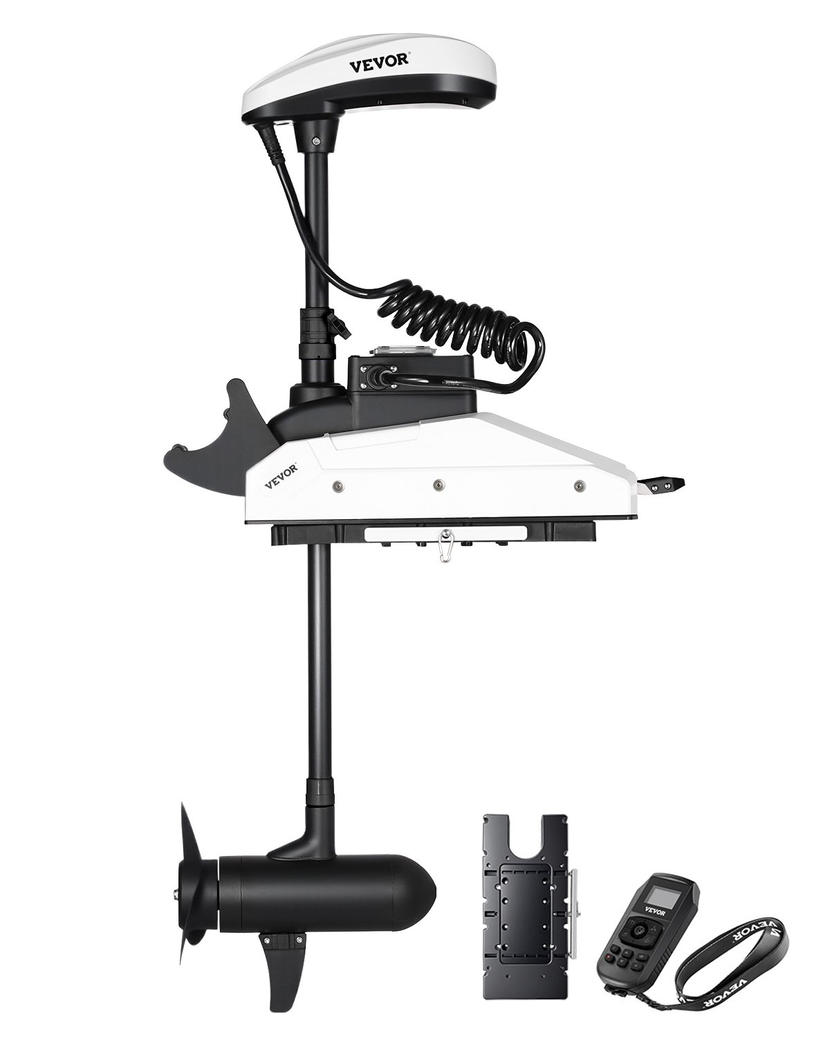 VEVOR 55lbs GPS Electric Trolling Motor 12V - 36-Inch Shaft (Model OMS150S)