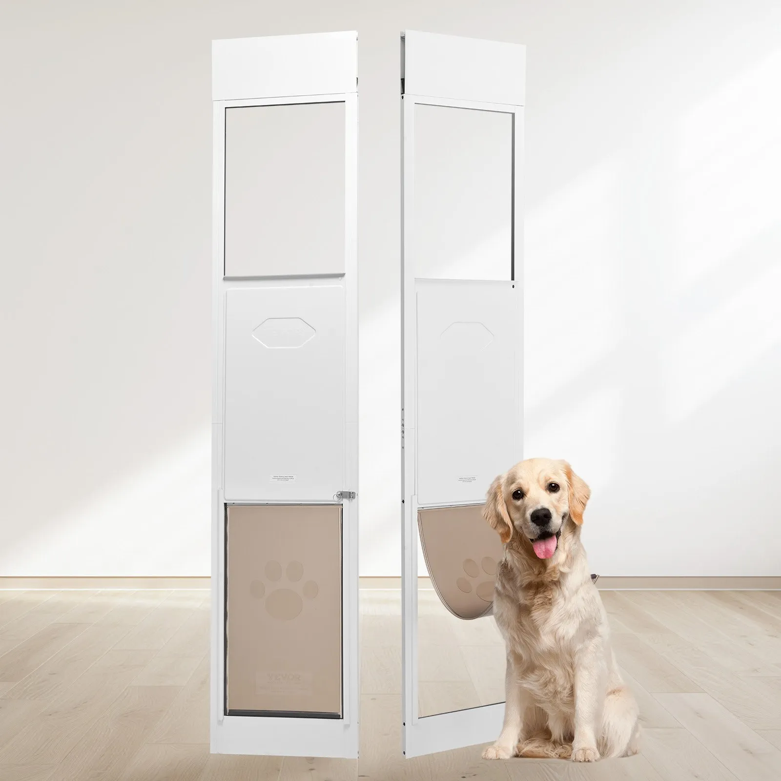 Puerta para Perros XL VEVOR para Puerta Corrediza de Vidrio - Panel de Patio Nuevo
