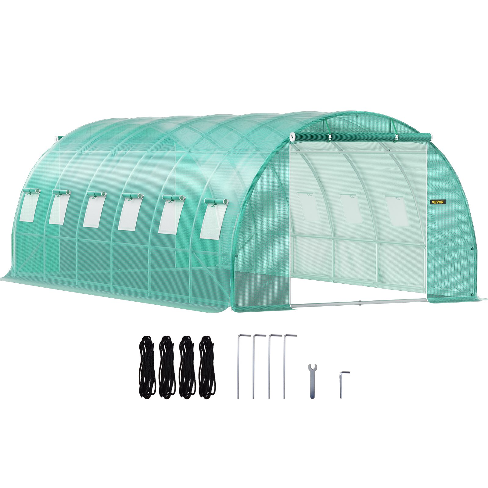 VEVOR 20x10x7 ft Walk-in Tunnel Greenhouse - Brand New Portable Plant Hot House
