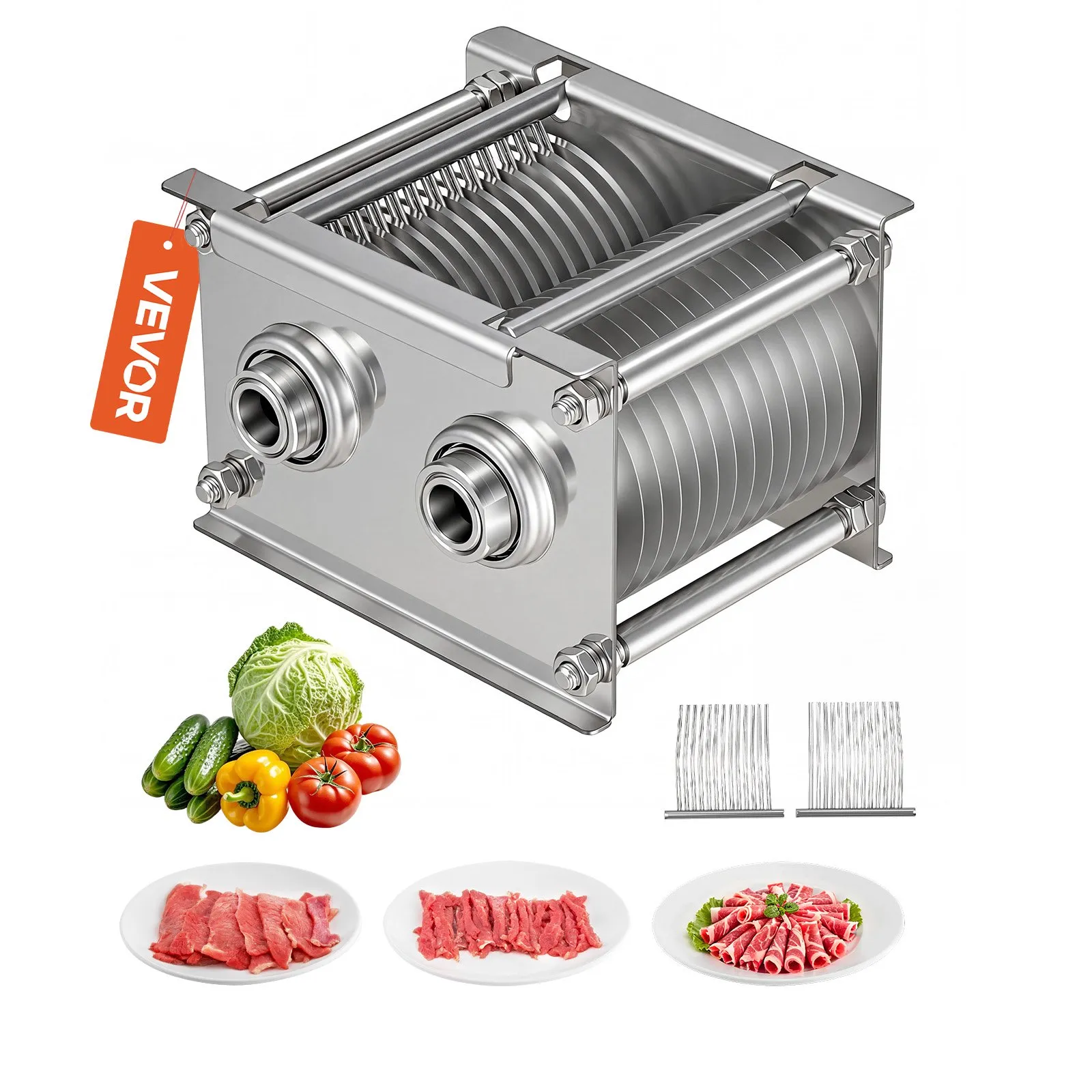 Juego de Cuchillas Comerciales VEVOR de 7mm para Cortadora de Carne (Modelo 90-7mm)
