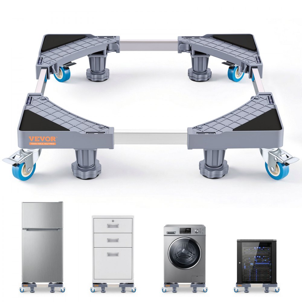 Base Ajustable Ruedas para Mini Refrigerador y Lavadora VEVOR (Modelo LDH07)