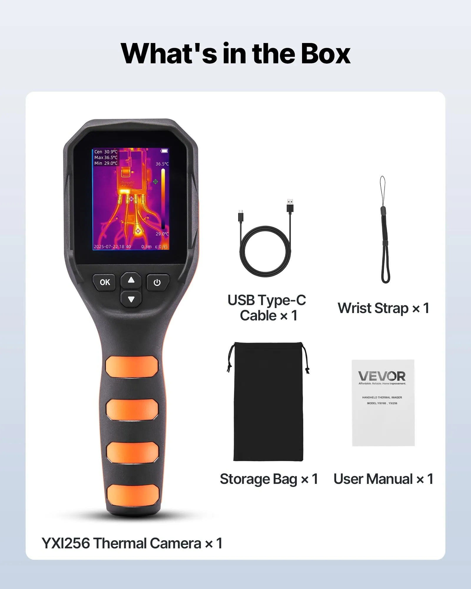 VEVOR Handheld Thermal Imaging Camera - 320x240 TISR / Cámara Térmica VEVOR