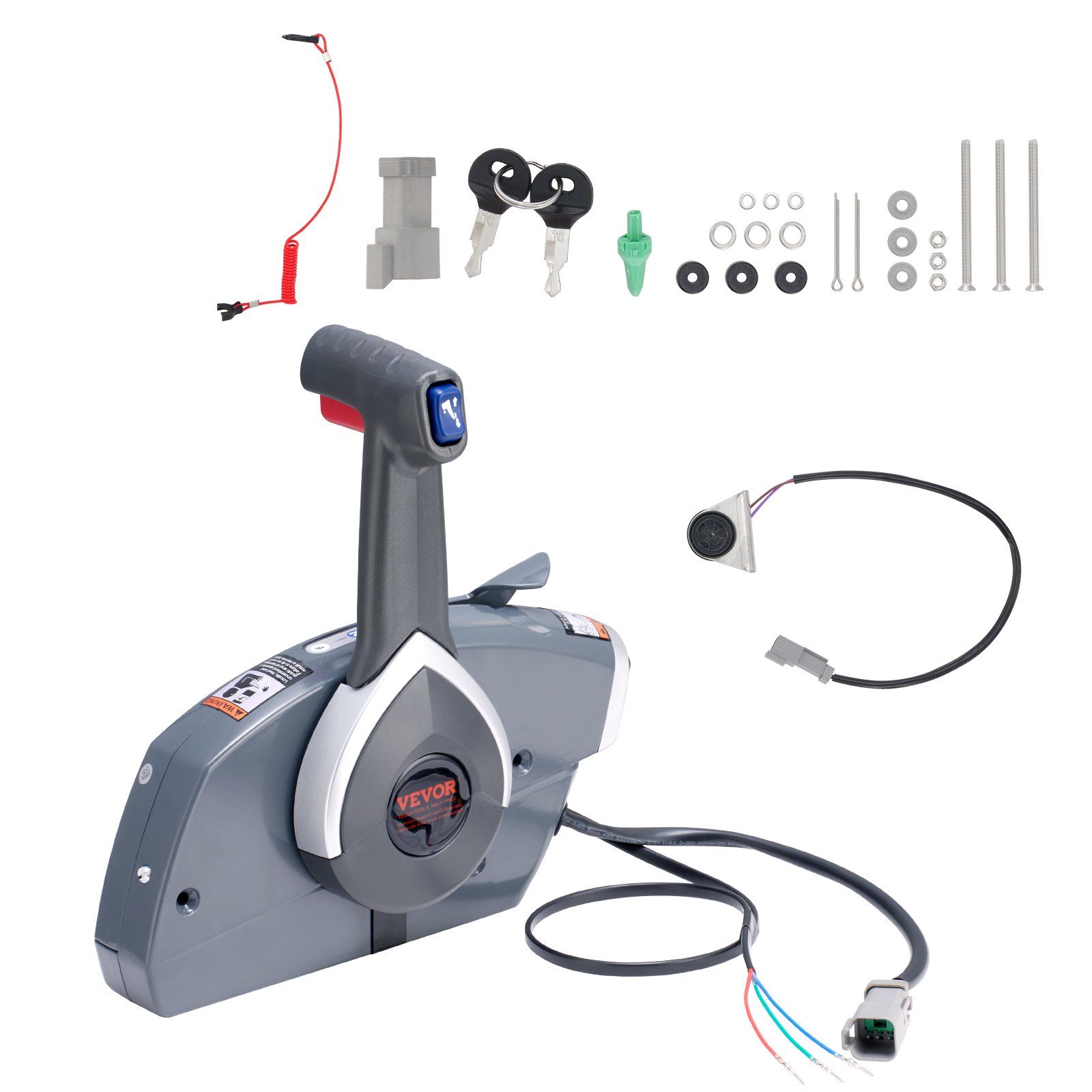 Control de Acelerador Marino VEVOR 5006180 (Montaje Lateral) - Nuevo