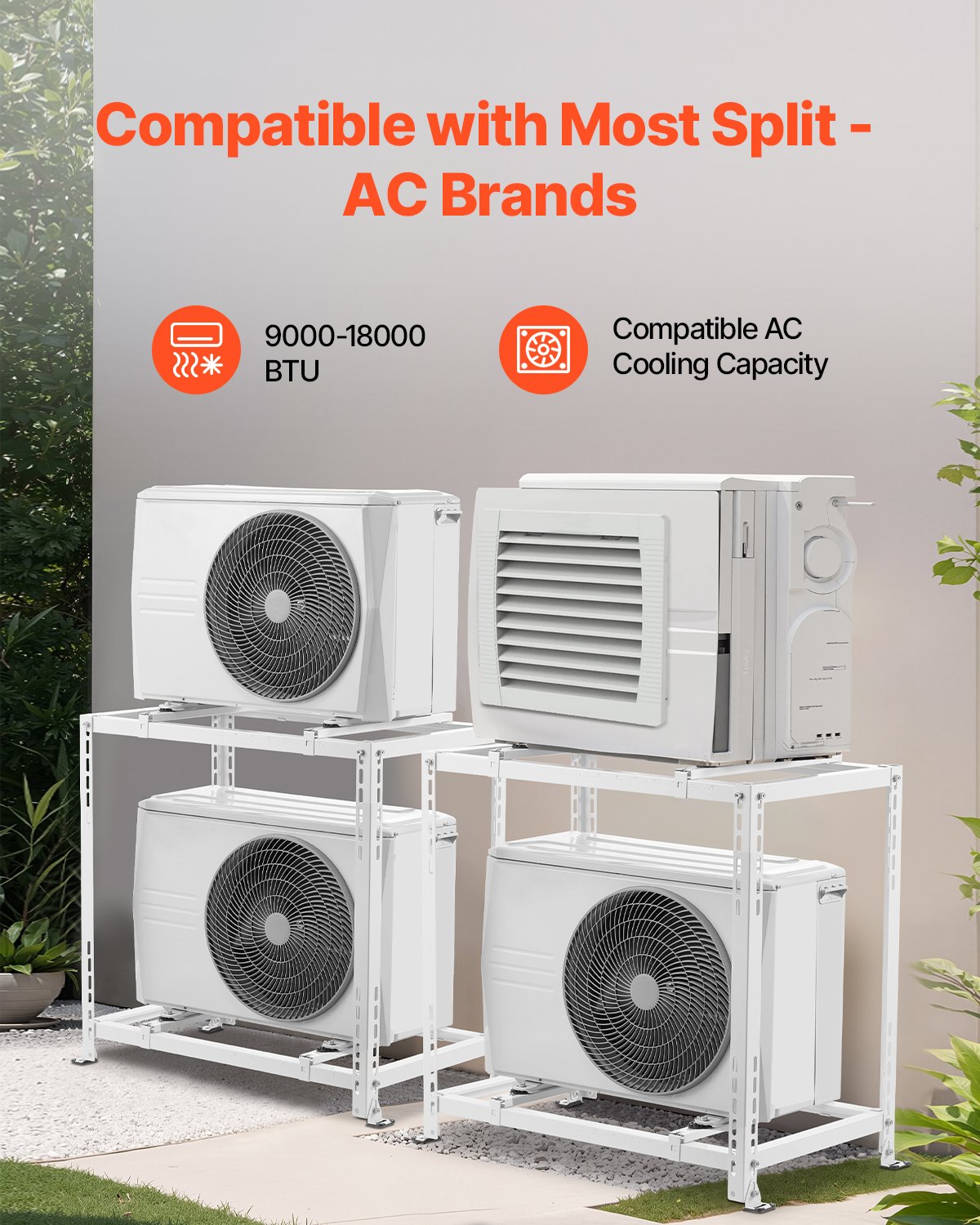 Double Layer Mini Split AC Ground Stand