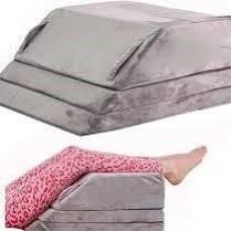 Adjustable Leg Elevation Wedge Pillow - Memory Foam Orthopedic