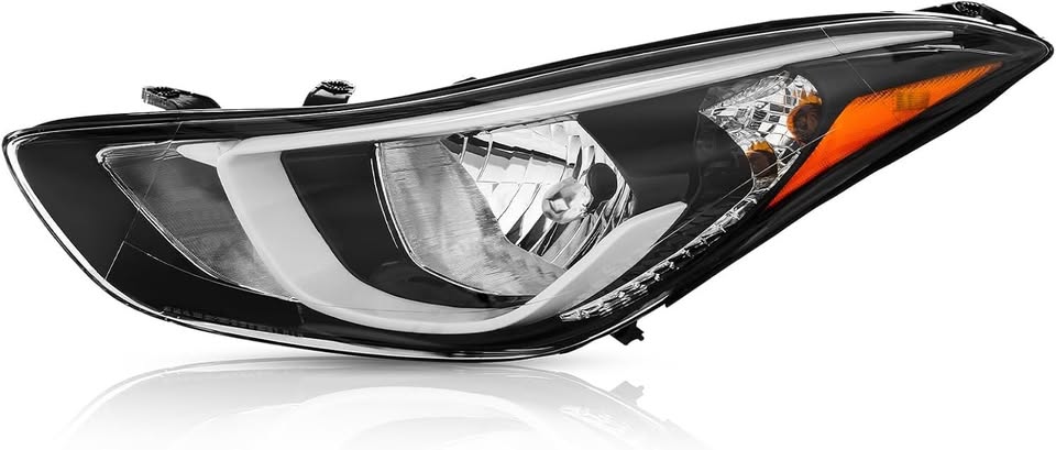 New Driver Side Projector Headlight w/ LED for 2014-2016 Hyundai Elantra