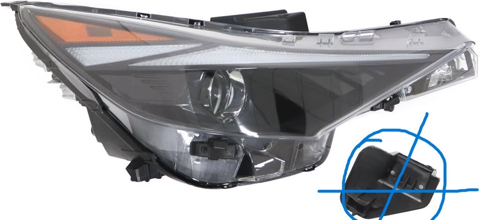 2021-2023 Hyundai Elantra Passenger Side Headlight OEM (Right Side)